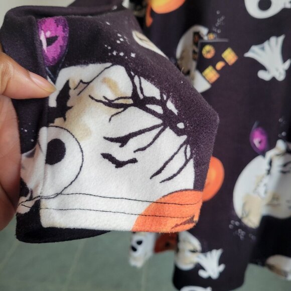 Halloween Pumpkin Tunic Tops T-Shirt Skull Ghost Moon (Size: Large) - Picture 7 of 14